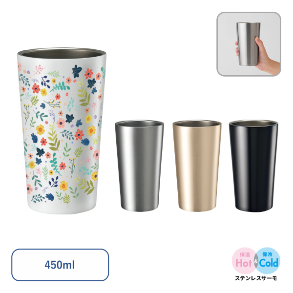 ゴルフグッズラボ　ステンレスサーモタンブラー　450ml